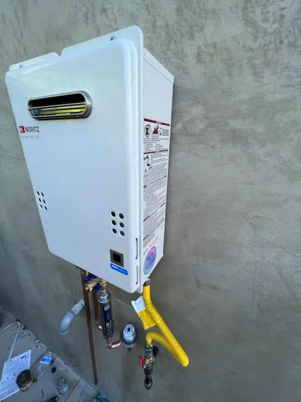 Tankless water heater installation for Steelmanville homes