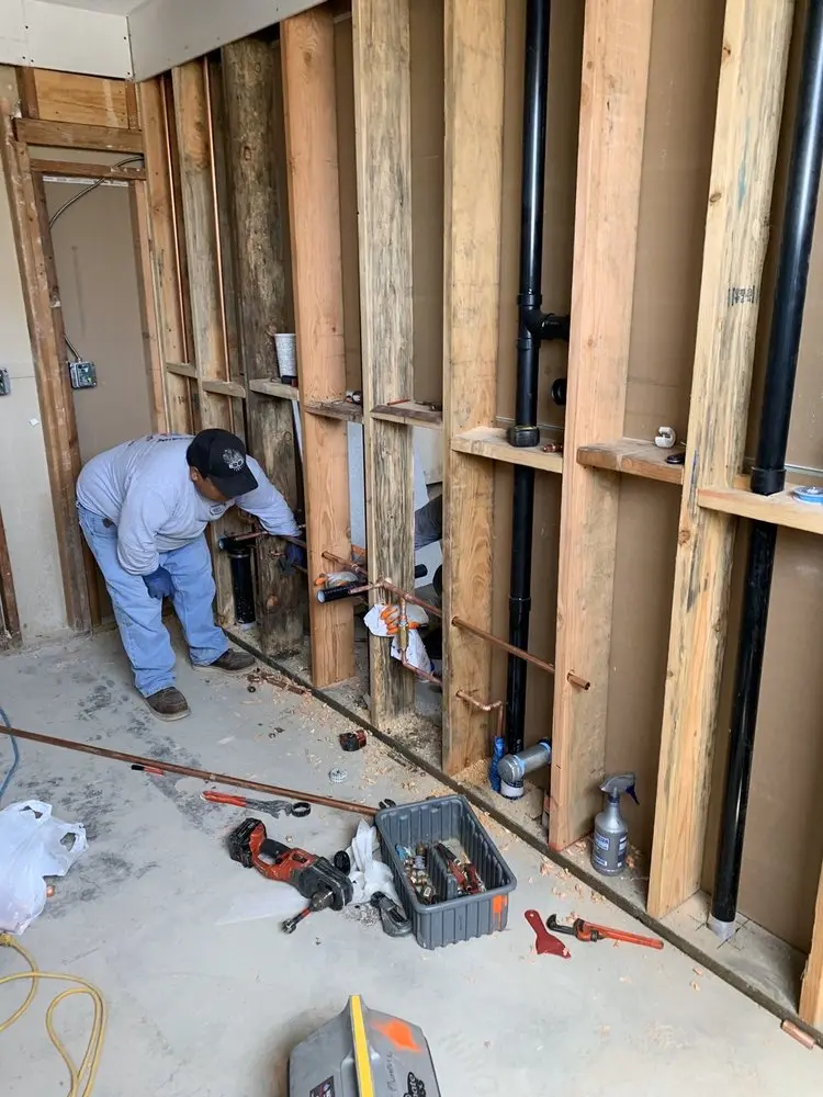 Commercial rough-in plumbing for Water Heater Replacement in Steelmanville